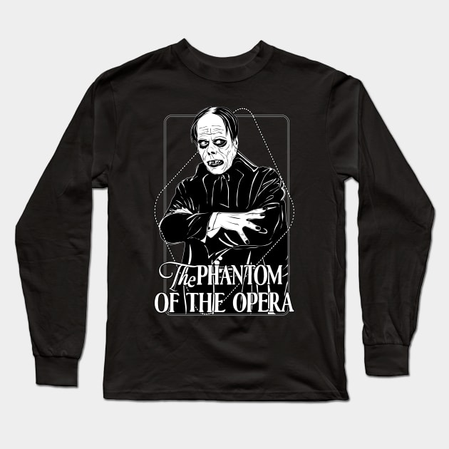 Tha Phantom of the Opera Long Sleeve T-Shirt by Von Kowen